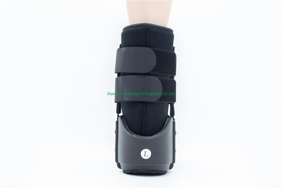 Aluminum bar walking boot for ankle braces