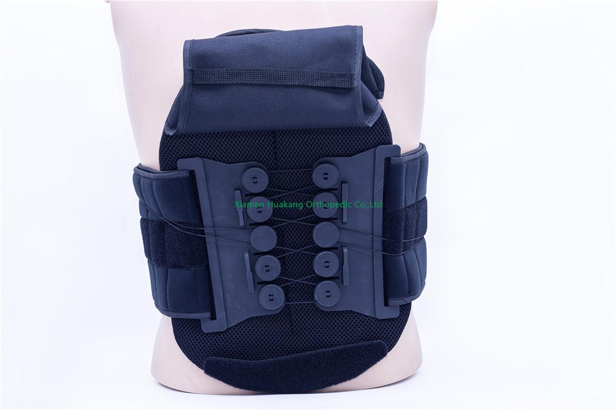 Lumbosacral spine support back brace