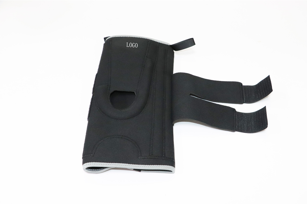 hinged lateral J knee bracing