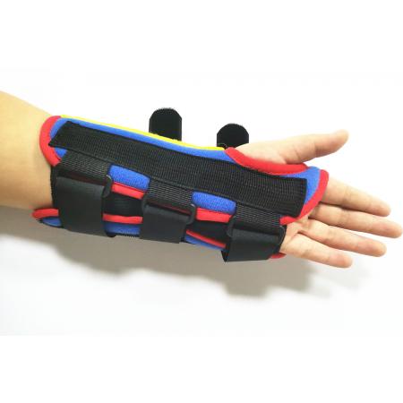 Coloured Paediatric wrist splint braces